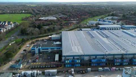 Massive data center, AI computing and quantum technology UK Stock Footage 327721817