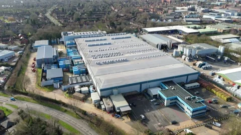 Massive data center, AI computing and quantum technology UK Stock Footage 327721884