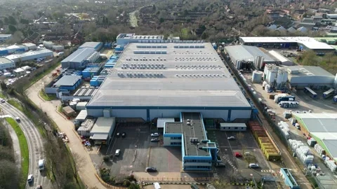 Massive data center, AI computing and quantum technology UK Stock Footage 327721893