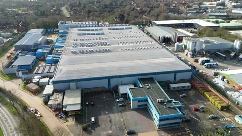 Massive data center, AI computing and quantum technology UK Stock Footage 327721896