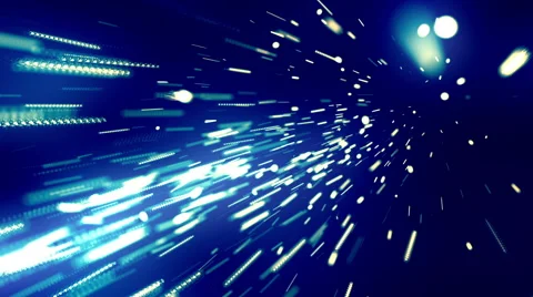 Massive Data Streaks Blue Loopable Background Stock Footage 65175677