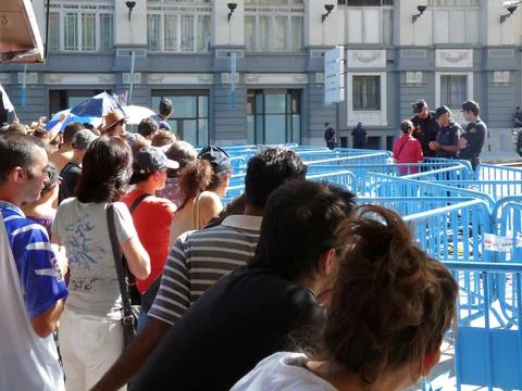 Massive demonstration. 19-J protests, Madrid. 15M Stock Photos