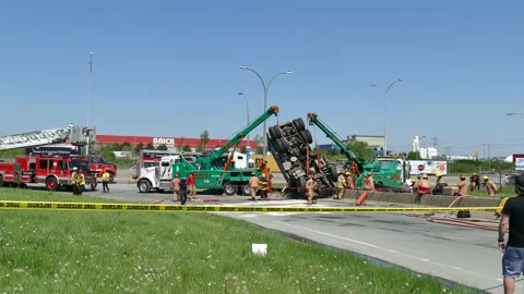 Massive emergency scene Stock Footage 133269678
