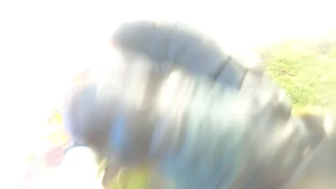 Massive fire in the village.Work of firefighters. Stock Footage 157558641