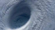 Massive Hurricane In Motion From Above View Cinemagraph Stock Footage