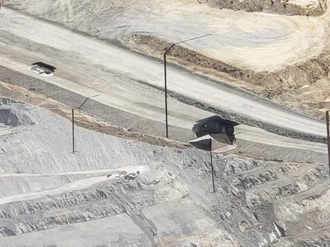 Massive mining truck Stock Photos