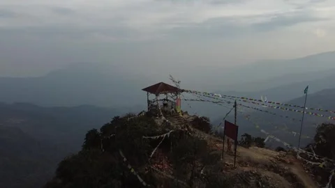 Massive Mountain  Sorrounded By Jungle Video stock 268557418