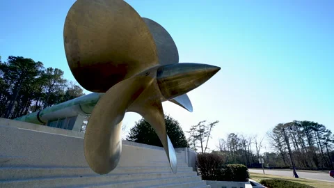 Massive Propeller Stock Footage 148659263