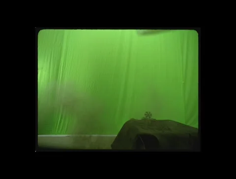Massive Rolling Sand Dust Cloud VFX Overlay On Green Screen Stock Footage 335384253