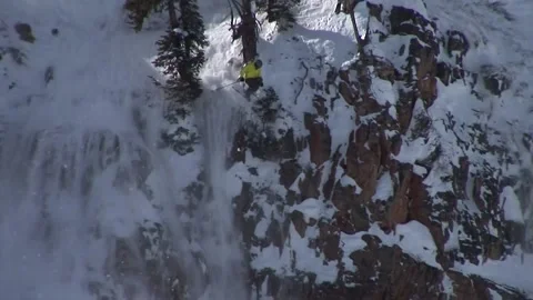 Massive Ski Crash and Slam in Colorado 動画素材 227070587