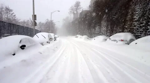 Massive Snow Storm. Video stock 59898706