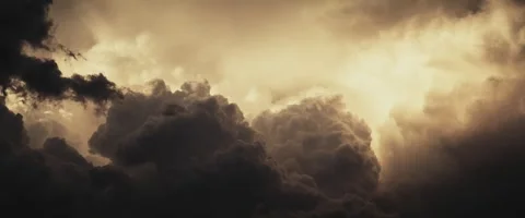 Massive Storm Clouds At Golden Hour Shot On Red Komodo (PreGraded) Stock Footage 247219368