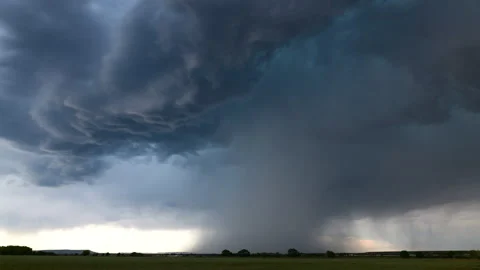 Massive Storm Dumps Rain Stock Footage 272711096