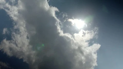 Massive summer cloud gathering Vídeo Stock 80743772