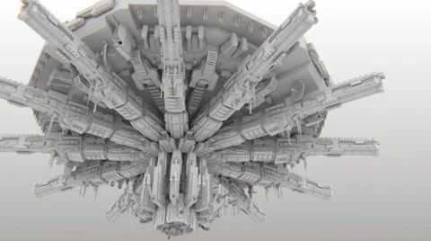 Massive UFO Clay (Model) Render (HD) Vidéo 37543130