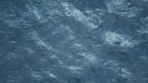 A Massive Uniform Stream of Water Flowing Down Stock Footage 247912147