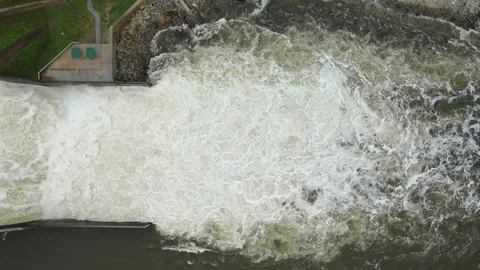 Massive Water Release Stock Footage 331973556