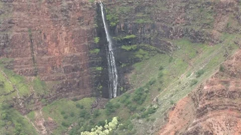 Massive Waterfall Aerial 스톡 동영상 5295384