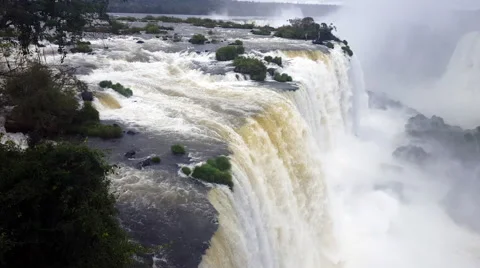 Massive Waterfalls 4K Stock Footage 68142572