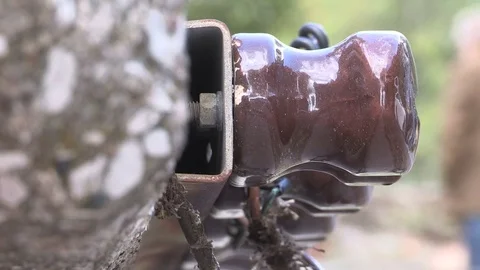 Massive wind and thunder storm causes  destruction and damage in city of Toronto Stock Footage 81157301