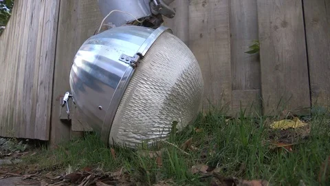 Massive wind and thunder storm causes  destruction and damage in city of Toronto Stock Footage 81157848