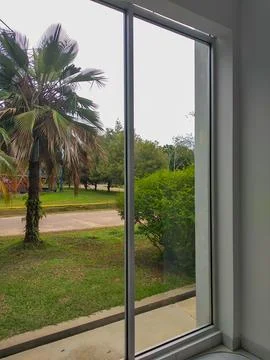 Massive window design for the best lighting in a building Stock Photos