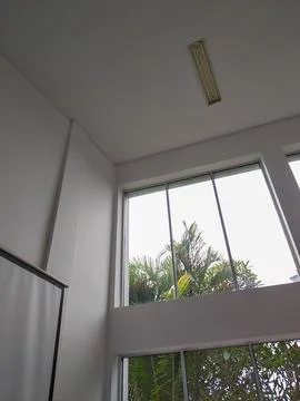 Massive window design for the best lighting in a building Stock Photos