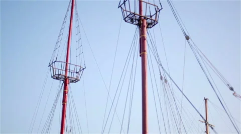 Mast and sky Stock-Footage 49796717