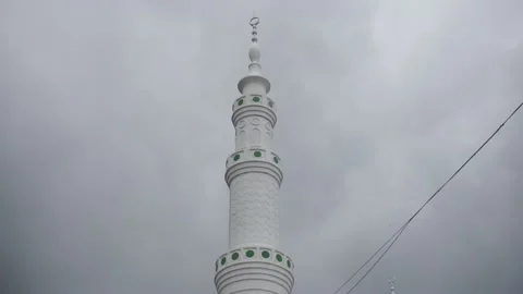The Mast Building with Islamic Nuances is suitable for Ramadan videos 스톡 동영상 232562385