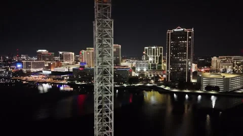 Mast of a Crane - Norfolk, VA Vídeo Stock 336409902