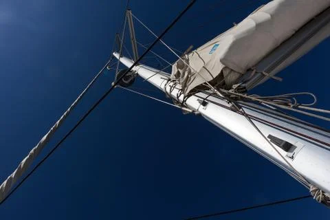 Mast of katamaran Stock Photos