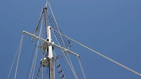 Mast of a Ship Stock Footage 51016684