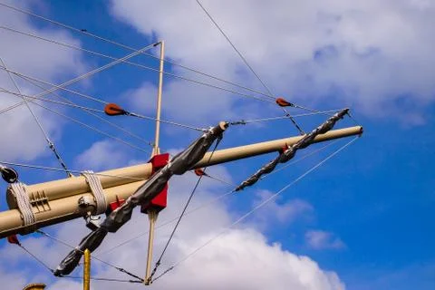 The mast ship Foto stock