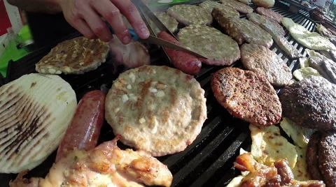 Master of the Barbecue Stock Footage 67497153