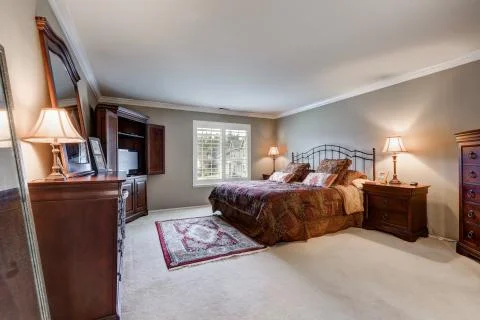 Master bedroom interior  Stock Photos