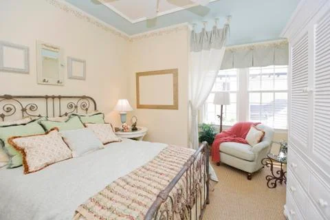 Master bedroom Fotos Stock