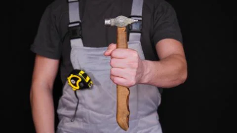 The master, builder or repairman . Stock Photos