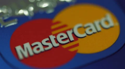 Master Card Credit Card Stock Footage 47744231