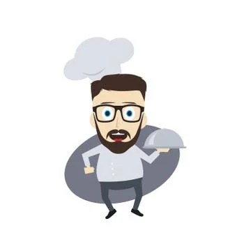 Master chef cartoon Stock Illustration
