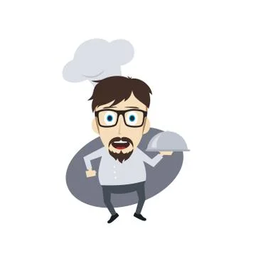Master chef cartoon Stock Illustration