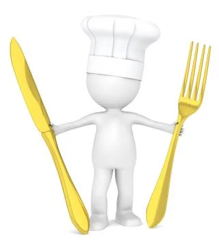Master Chef. Stock Illustration