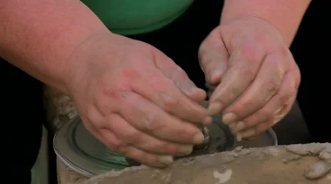 Master class on pottery arts Stock Footage 52348335