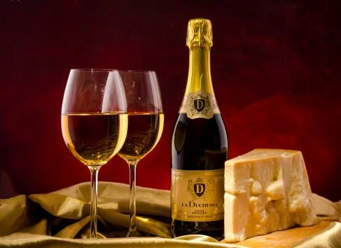 Master class subject shooting Luck 22-23 March 2017. Red wine, assorted chees Stock Photos