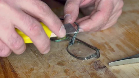 Master cleans old glasses 4K Stock Footage 150286774