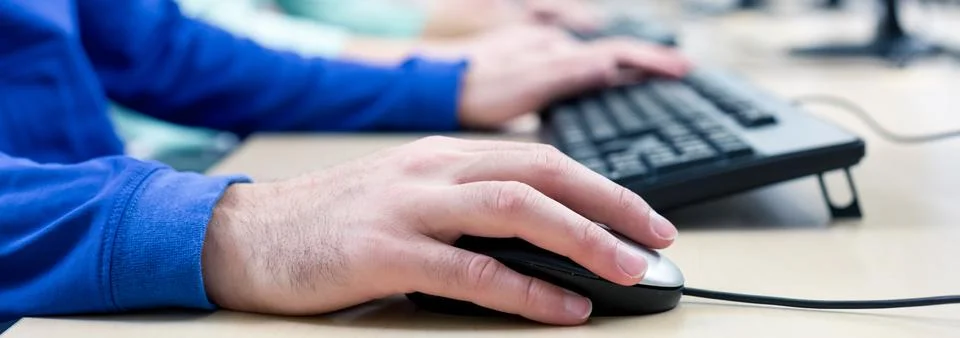 Master in computer coding Foto stock