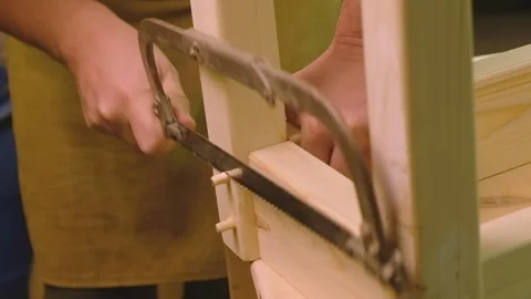 The master cuts the sheets from the parts Stock Footage 182220100