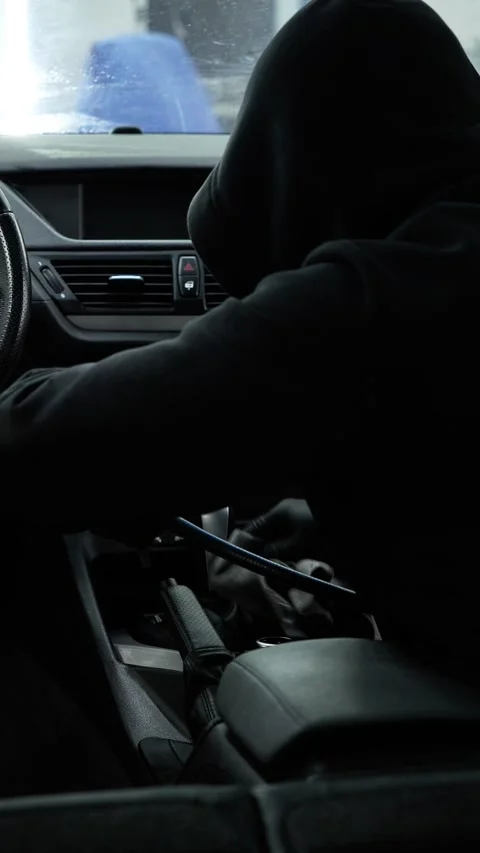 Master detailer washes car dashboard. car interior dry cleaner, detailing studio Stock Footage 328580984