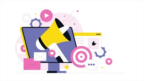 Master Digital Marketing: Amplify Your Brand and Drive Targeted Reach 库存影片 339343103