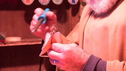 Master glass worker Stock Footage 71826111