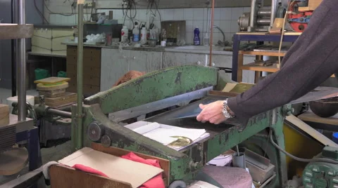 Master goldsmith working with silver Video stock 60610380